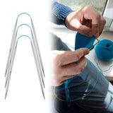 Maxbell 3Pcs Circular Knitting Pins Knit Pins for Sweaters Knitting Projects Scarves 3.5MM