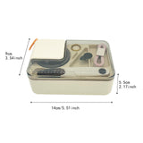 Maxbell Sewing Kit Tools Repair Project Kit Accessories for Home Emergency Women Men Milk white