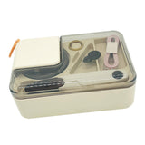 Maxbell Sewing Kit Tools Repair Project Kit Accessories for Home Emergency Women Men Milk white