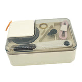 Maxbell Sewing Kit Tools Repair Project Kit Accessories for Home Emergency Women Men Milk white