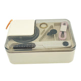 Maxbell Sewing Kit Tools Repair Project Kit Accessories for Home Emergency Women Men Milk white