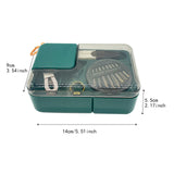 Maxbell Sewing Kit Tools Repair Project Kit Accessories for Home Emergency Women Men Green