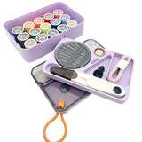 Maxbell Sewing Kit Tools Repair Project Kit Accessories for Home Emergency Women Men Pink Purple