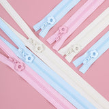 Maxbell Nylon Coil Zippers Supplies Sewing Zippers for Craft Bags Tailors DIY Sewing Beige