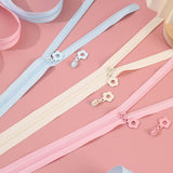 Maxbell Nylon Coil Zippers Supplies Sewing Zippers for Craft Bags Tailors DIY Sewing Beige