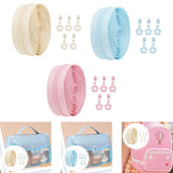 Maxbell Nylon Coil Zippers Supplies Sewing Zippers for Craft Bags Tailors DIY Sewing Beige