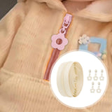 Maxbell Nylon Coil Zippers Supplies Sewing Zippers for Craft Bags Tailors DIY Sewing Beige