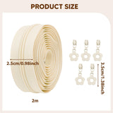 Maxbell Nylon Coil Zippers Supplies Sewing Zippers for Craft Bags Tailors DIY Sewing Beige