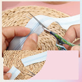 Maxbell Nylon Coil Zippers Supplies Sewing Zippers for Craft Bags Tailors DIY Sewing Beige