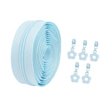 Maxbell Nylon Coil Zippers Supplies Sewing Zippers for Craft Bags Tailors DIY Sewing Light Blue