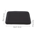 Maxbell Gel Seat Cushion Accessories Desk Chair Cushion for Camping Car Office Chair Black