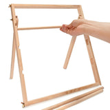 Maxbell Wooden Ribbon Holder 3 Tier Storage Rack for Cake Shop Tabletop Flower Store