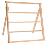 Maxbell Wooden Ribbon Holder 3 Tier Storage Rack for Cake Shop Tabletop Flower Store