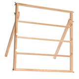 Maxbell Wooden Ribbon Holder 3 Tier Storage Rack for Cake Shop Tabletop Flower Store