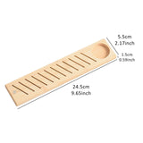Maxbell Bobbin Rack Sturdy Thoughtful Gift Convenient Wooden Floss Bobbins Organizer