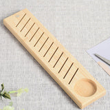 Maxbell Bobbin Rack Sturdy Thoughtful Gift Convenient Wooden Floss Bobbins Organizer