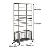 Maxbell Ribbon Organizer Display Rack for Flower Store Retail Shop Sewing Craft Room