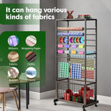 Maxbell Ribbon Organizer Display Rack for Flower Store Retail Shop Sewing Craft Room