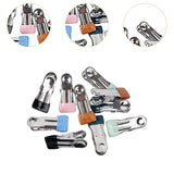 Maxbell 10Pcs Stainless Steel Clothes Pins Washing Clothespins for Sock Food Sealing