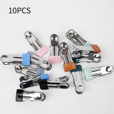 Maxbell 10Pcs Stainless Steel Clothes Pins Washing Clothespins for Sock Food Sealing