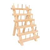 Maxbell Wooden Thread Rack Sewing Portable Stable Quilting Accessories Braiding Rack 30 Spool