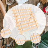 Maxbell Wooden Thread Rack Sewing Portable Stable Quilting Accessories Braiding Rack 80 Spool