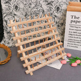 Maxbell Wooden Thread Rack Sewing Portable Stable Quilting Accessories Braiding Rack 80 Spool