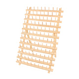 Maxbell Wooden Thread Rack Sewing Portable Stable Quilting Accessories Braiding Rack 120 Spool