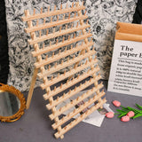 Maxbell Wooden Thread Rack Sewing Portable Stable Quilting Accessories Braiding Rack 120 Spool