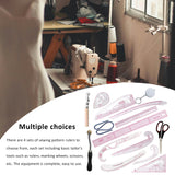Maxbell Clear Metric Sewing Ruler Set Guides Pattern Making Curve Pattern Rulers Kit