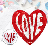 Maxbell Sequins Applique Patch Decal Large Decorative Patches for Jacket Bag Clothing