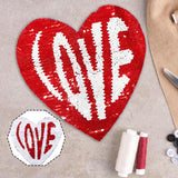 Maxbell Sequins Applique Patch Decal Large Decorative Patches for Jacket Bag Clothing
