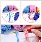 Maxbell Cord Knitting Tool Needle Efficient Creative Travel Crochet Tool for Binding