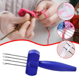 Maxbell Cord Knitting Tool Needle Efficient Creative Travel Crochet Tool for Binding
