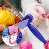 Maxbell Cord Knitting Tool Needle Efficient Creative Travel Crochet Tool for Binding