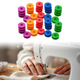 Maxbell 100 Pieces Sewing Machine Bobbins Portable Sewing and Embroidery Accessories
