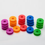 Maxbell 100 Pieces Sewing Machine Bobbins Portable Sewing and Embroidery Accessories