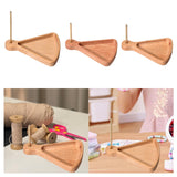 Maxbell Wooden Bead Tray with Thread Holder 2 in 1 Bracelet, Jewelry Making Supplies Style A