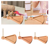 Maxbell Wooden Bead Tray with Thread Holder 2 in 1 Bracelet, Jewelry Making Supplies Style A