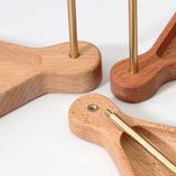 Maxbell Wooden Bead Tray with Thread Holder 2 in 1 Bracelet, Jewelry Making Supplies Style A