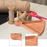 Maxbell Wooden Bead Tray with Thread Holder 2 in 1 Bracelet, Jewelry Making Supplies Style B