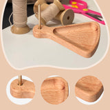 Maxbell Wooden Bead Tray with Thread Holder 2 in 1 Bracelet, Jewelry Making Supplies Style C