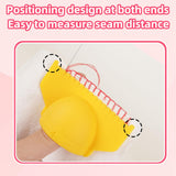 Maxbell 3Pcs Sewing Finger Ruler Hand Sewing Thumb Guide Needle Gauge Quilting Ruler 3 mm