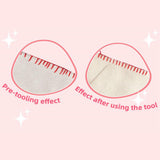 Maxbell 3Pcs Sewing Finger Ruler Hand Sewing Thumb Guide Needle Gauge Quilting Ruler 3 mm