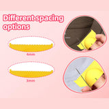 Maxbell 3Pcs Sewing Finger Ruler Hand Sewing Thumb Guide Needle Gauge Quilting Ruler 3 mm