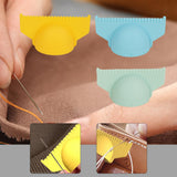 Maxbell 3Pcs Sewing Finger Ruler Hand Sewing Thumb Guide Needle Gauge Quilting Ruler 3 mm