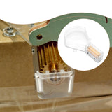 Maxbell Leather Edge Painting Box DIY Practical Professional Leather Tool Applicator Middle Tooth