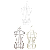 Maxbell Hanging Half Body Torso Mannequin Support Female Mannequin for Stores Sewing White