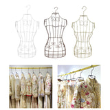 Maxbell Hanging Half Body Torso Mannequin Support Female Mannequin for Stores Sewing White