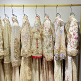 Maxbell Hanging Half Body Torso Mannequin Support Female Mannequin for Stores Sewing Bronze